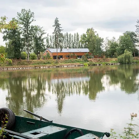 Comfy Houseboat In Next To The Forest Botel Florennes